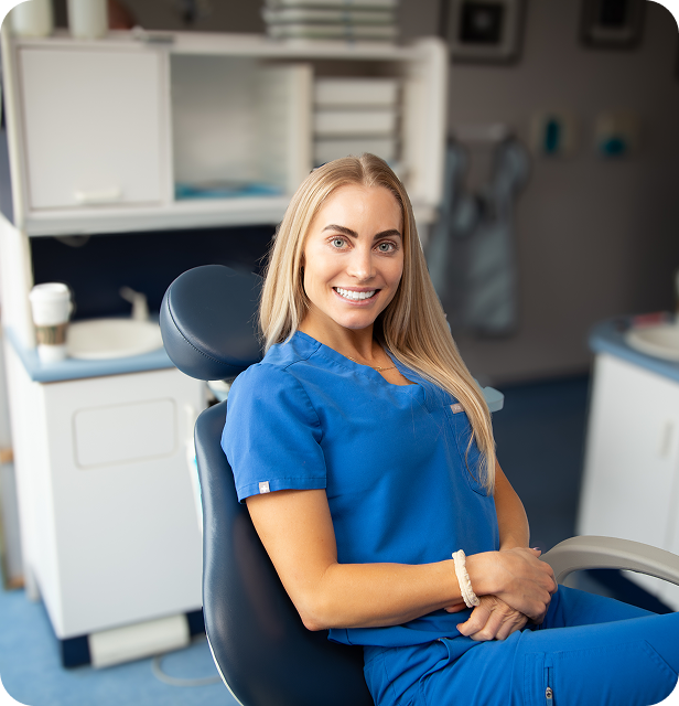 General Dentistry London Ontario - Dentist sitting in chair