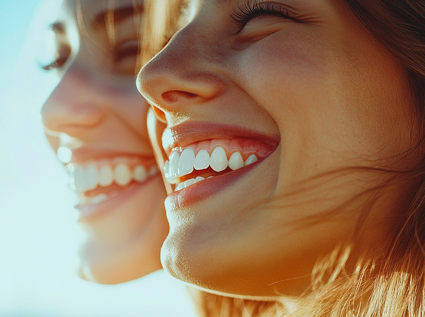 perfect white teeth smile